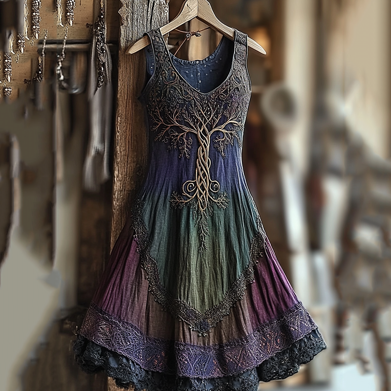Vestido de estilo vintage atemporal