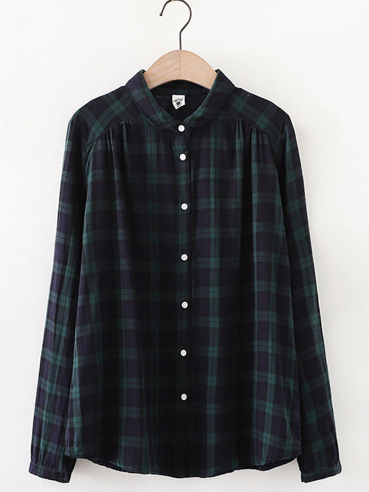 Camisa de estilo vintage atemporal