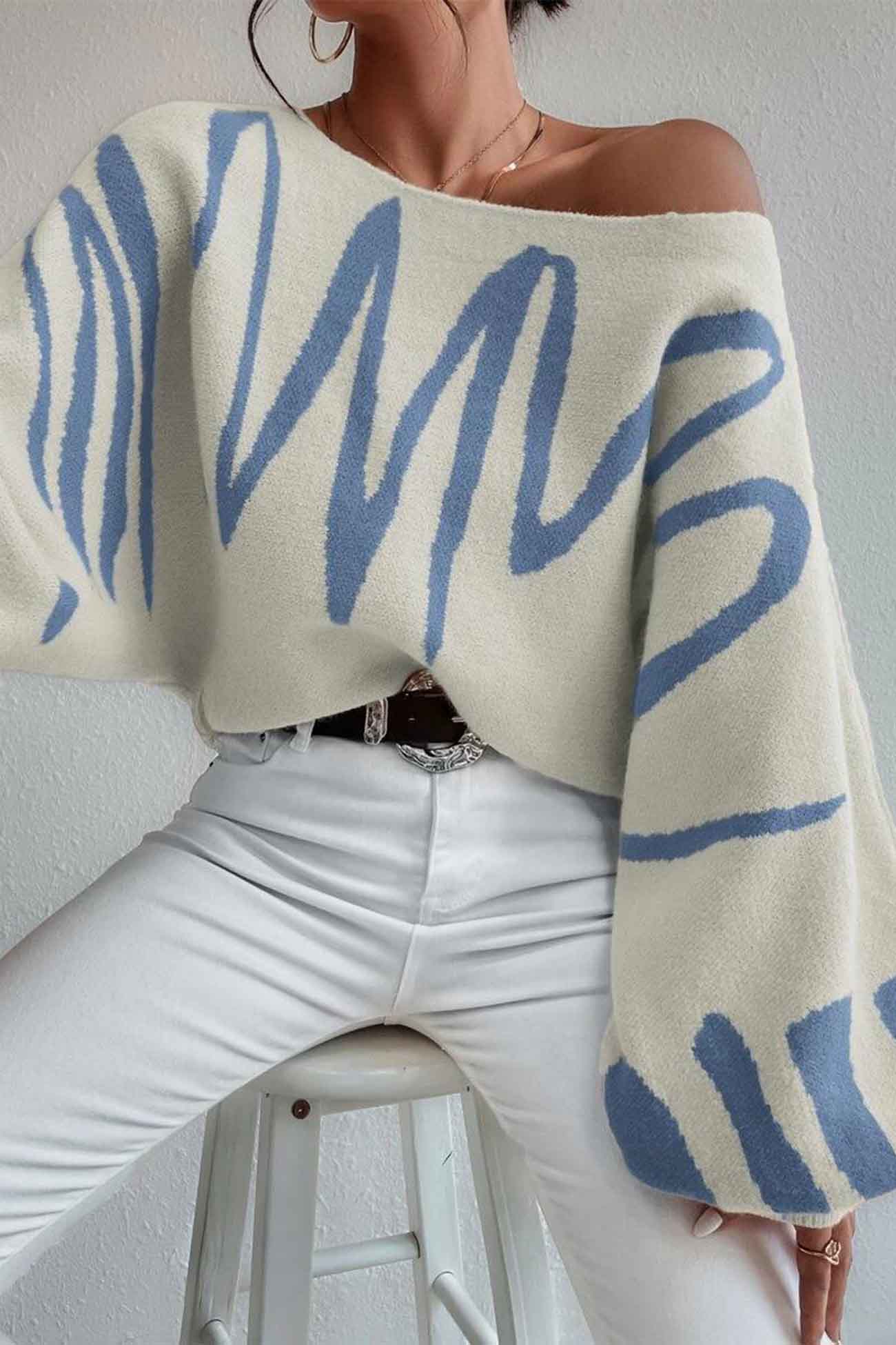 Suéter de diseño cuidado