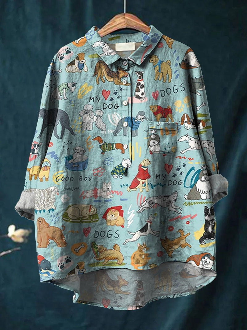 Camisa de estilo vintage atemporal