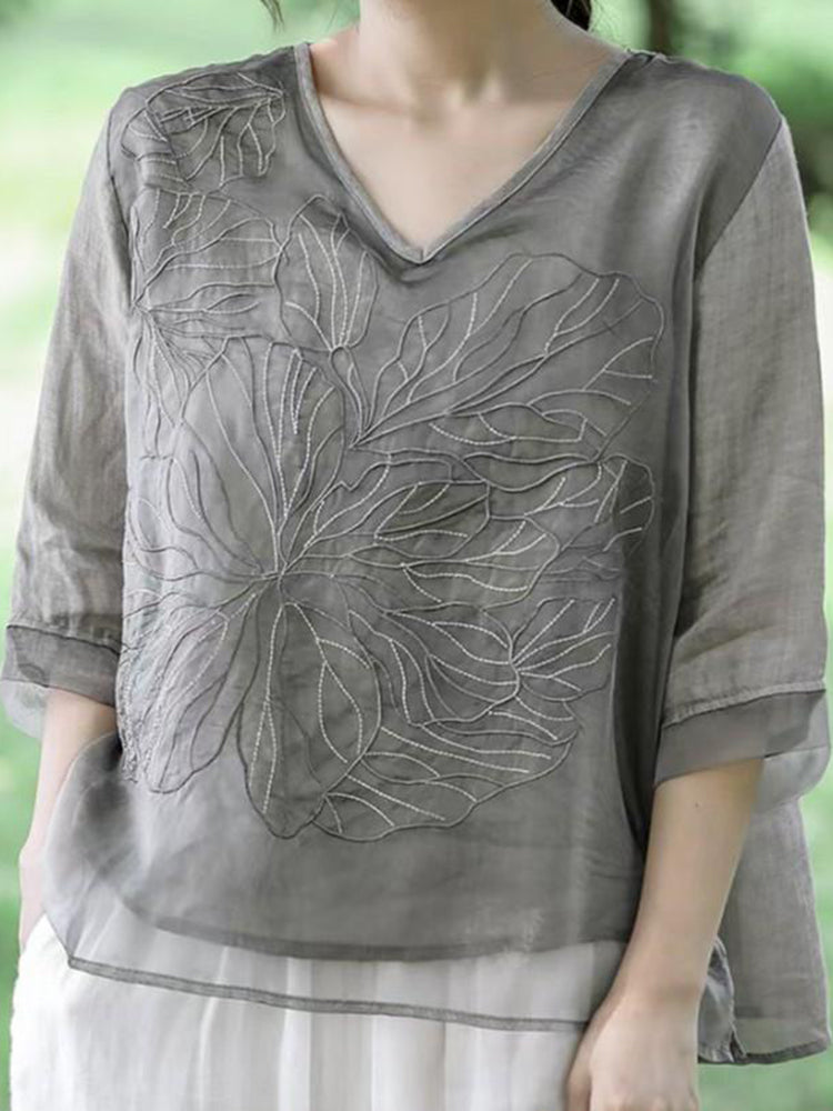 Camisa de diseño cuidado