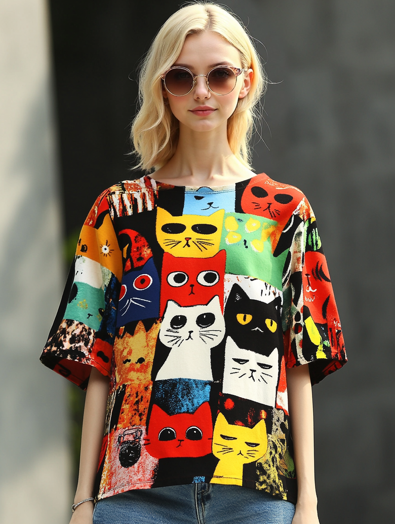 Camiseta de inspiración vintage