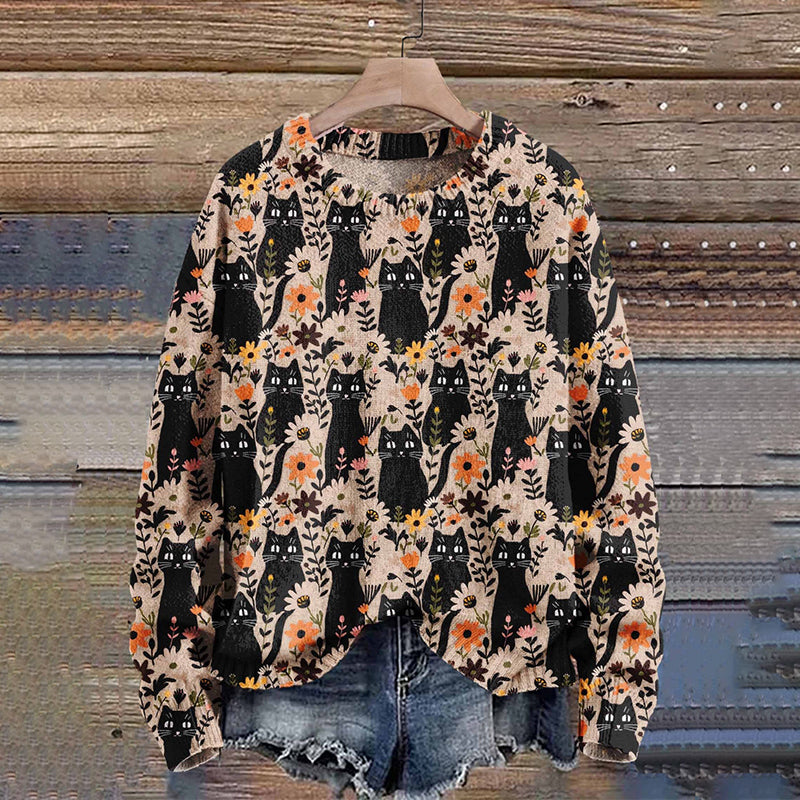 Suéter de inspiración vintage