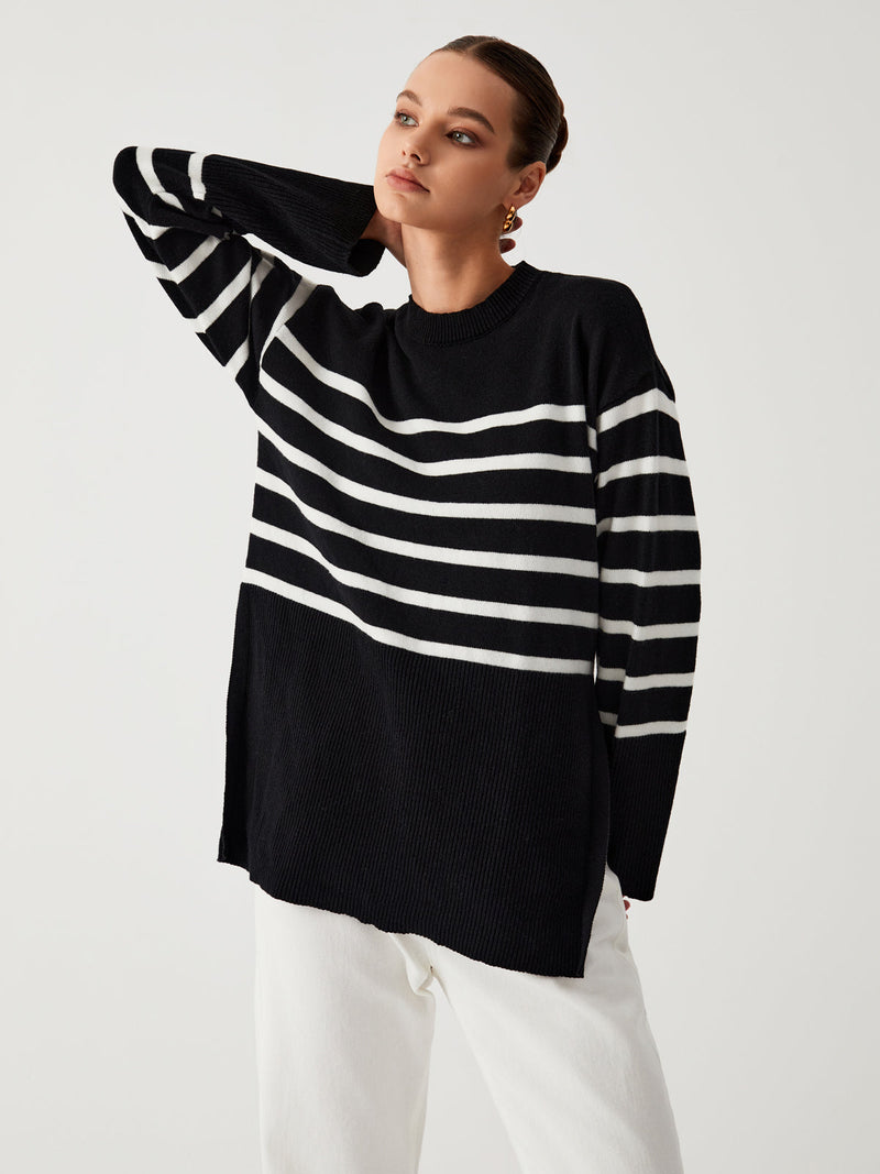 CM | Jersey oversize con rayas