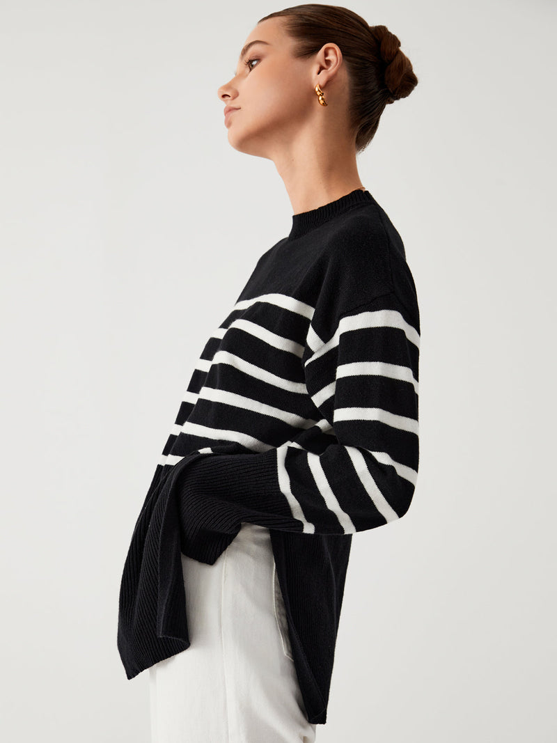 CM | Jersey oversize con rayas