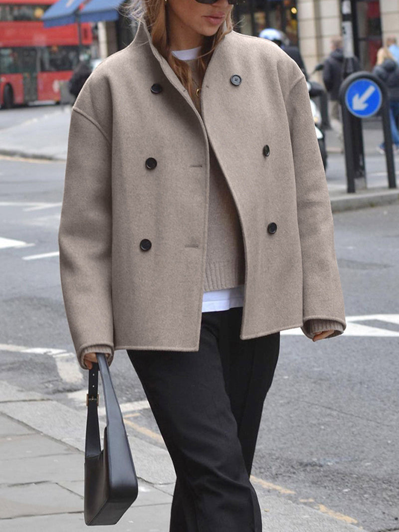 CM | elegante traje cruzado de estilo retro