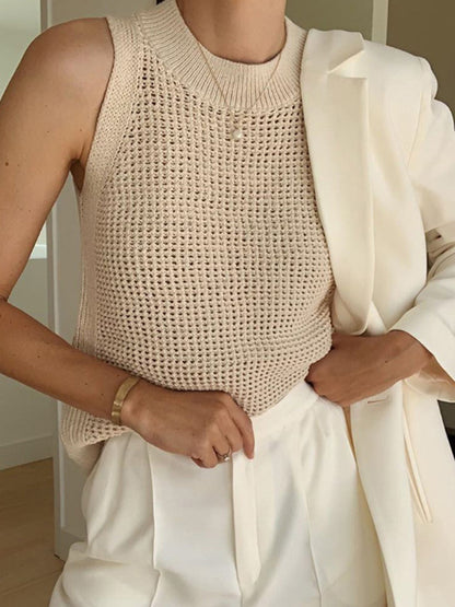 CM | Gilet Solide y Maille Hollow