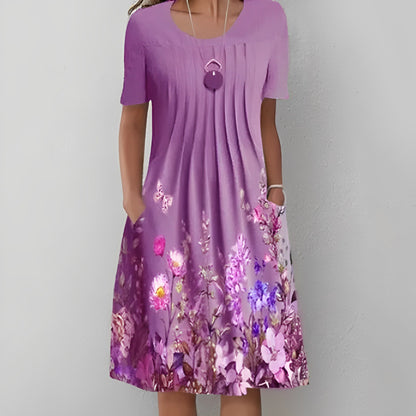 KL | Vestido midi con estampado floral