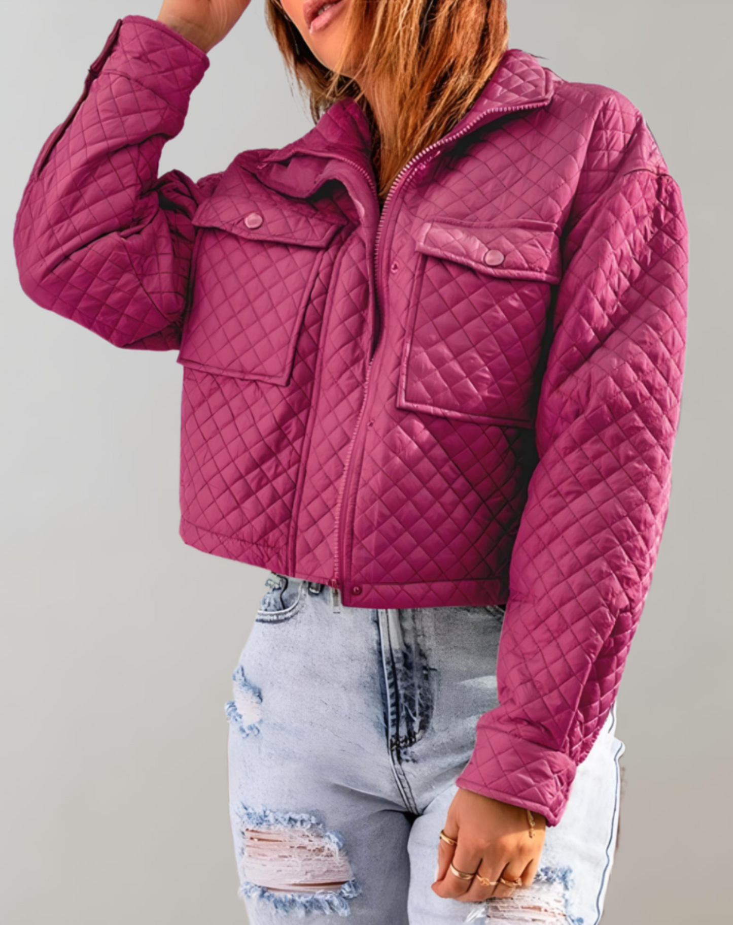 CM | Chaqueta ligera informal con botones