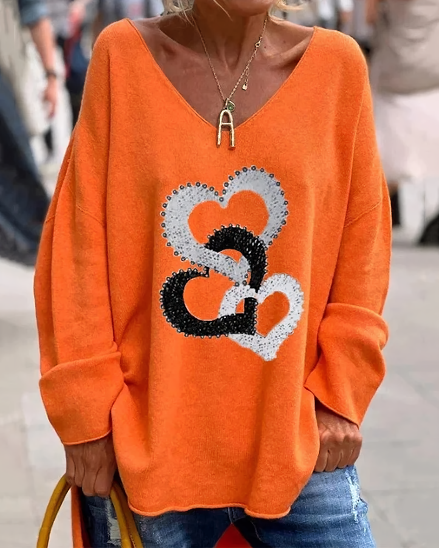 Suéter de estilo vintage atemporal