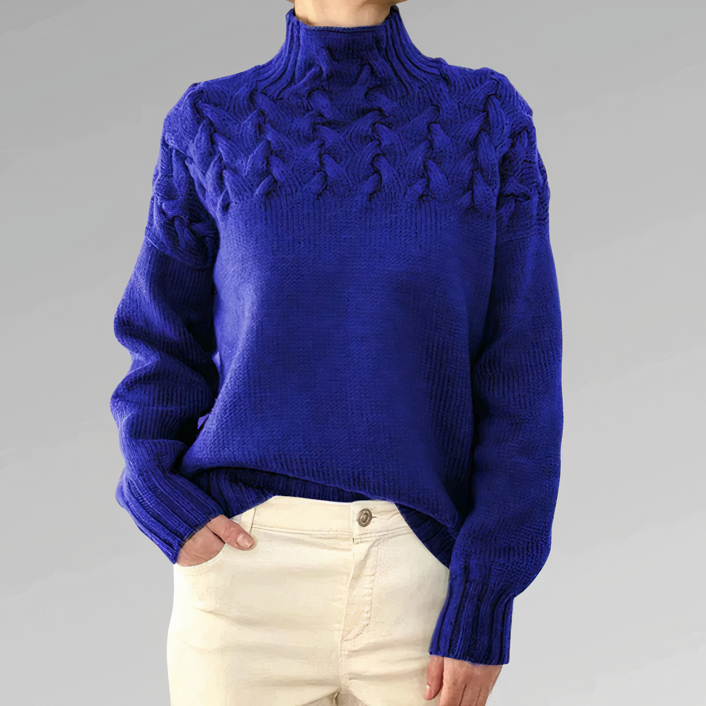 Suéter de estilo vintage atemporal