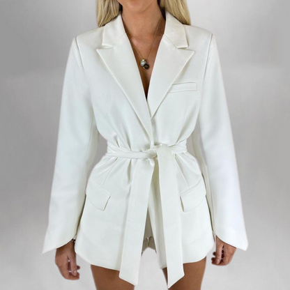 CM | Elegante blazer de señora con cinturón