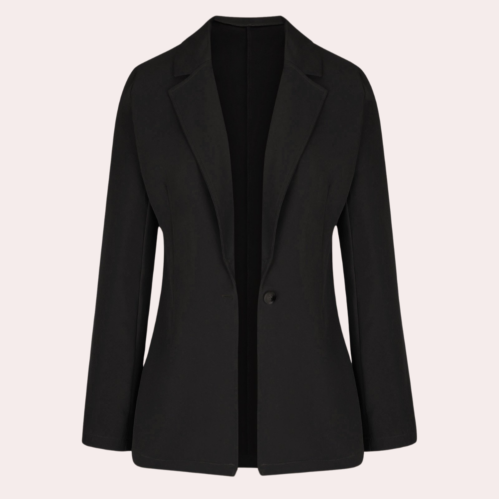 CM | Blazer liso minimalista para mujer