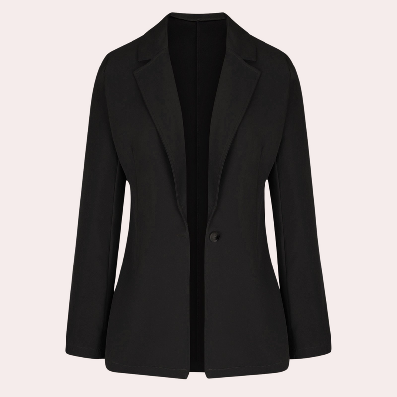CM | Blazer liso minimalista para mujer