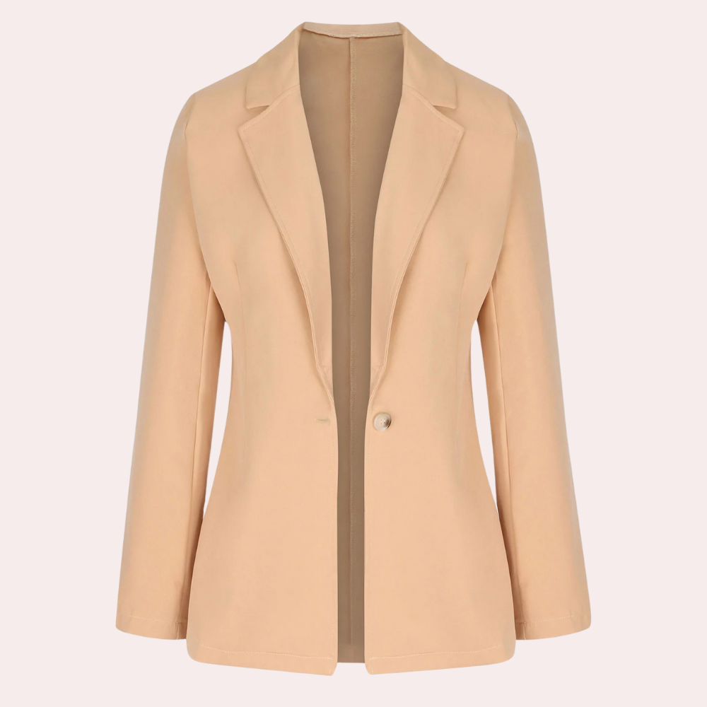 CM | Blazer liso minimalista para mujer