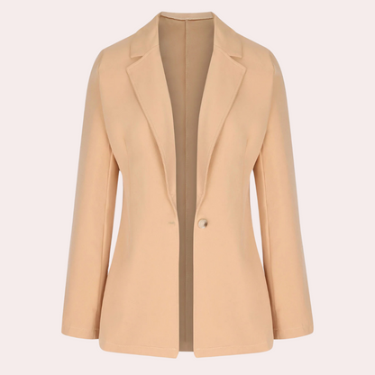 CM | Blazer liso minimalista para mujer