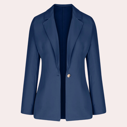 CM | Blazer liso minimalista para mujer