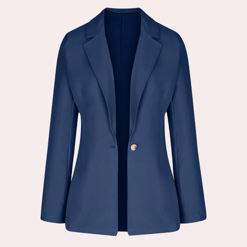 CM | Blazer liso minimalista para mujer