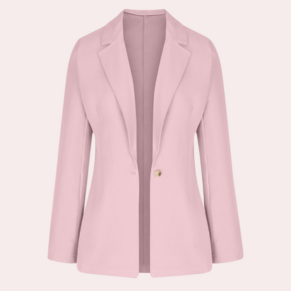 CM | Blazer liso minimalista para mujer