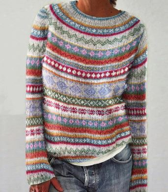 Suéter de estilo vintage atemporal