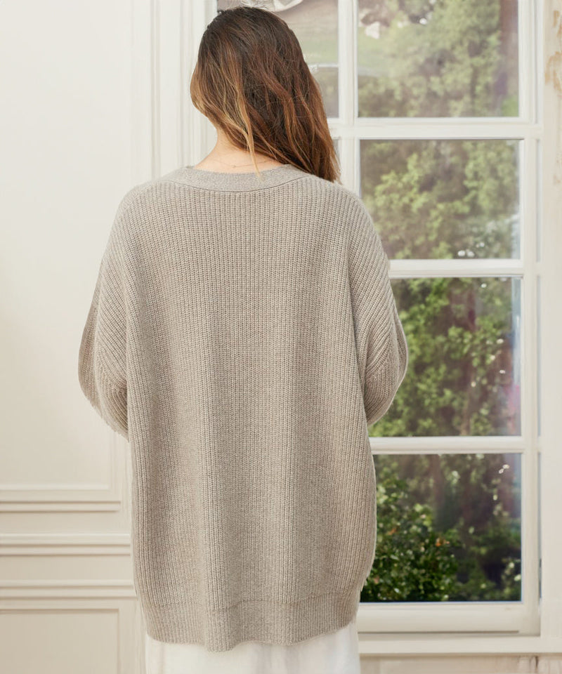 CM | Chaqueta Cocoon de cachemira