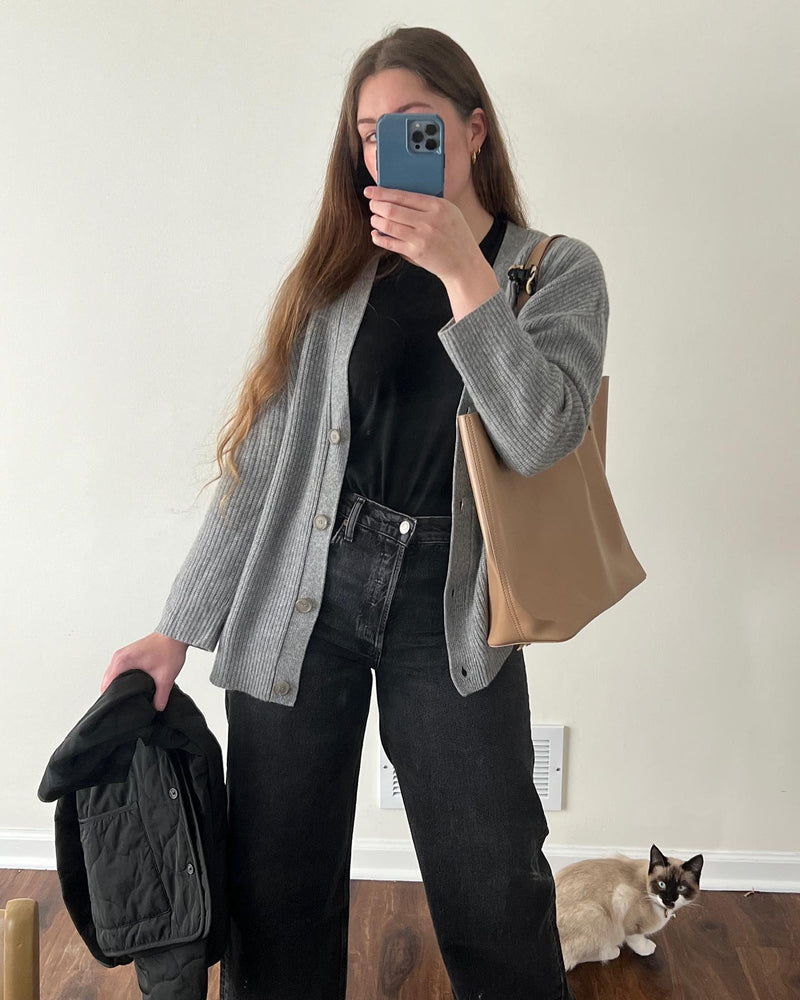 CM | Chaqueta Cocoon de cachemira