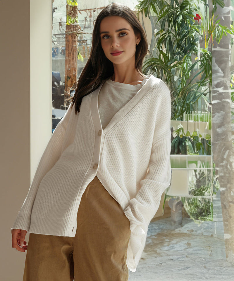 CM | Chaqueta Cocoon de cachemira