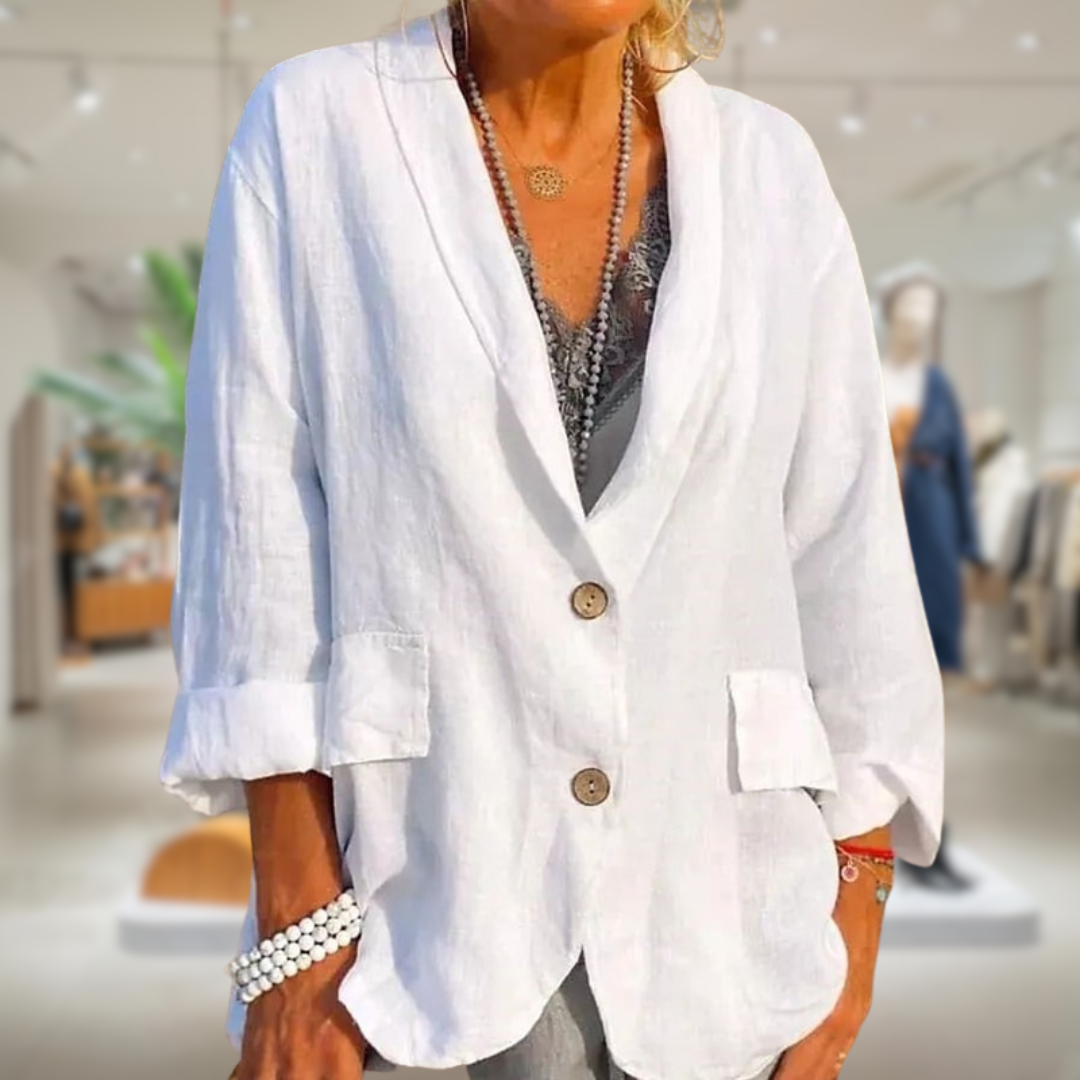 CM | Elegante blazer con botones para mujer