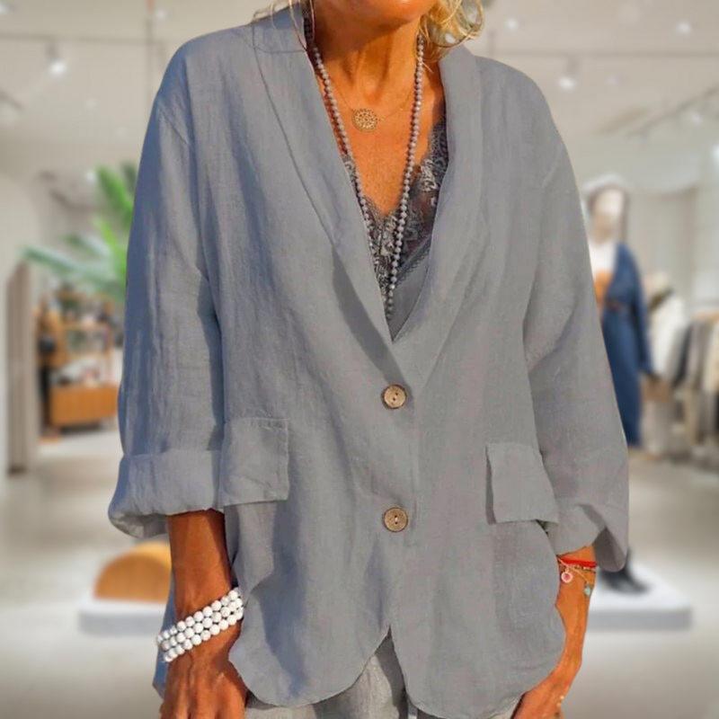 CM | Elegante blazer con botones para mujer
