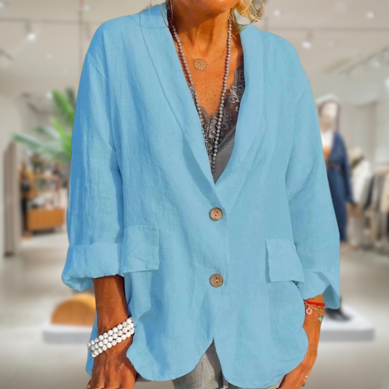 CM | Elegante blazer con botones para mujer