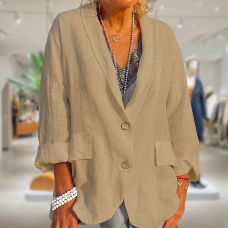 CM | Elegante blazer con botones para mujer