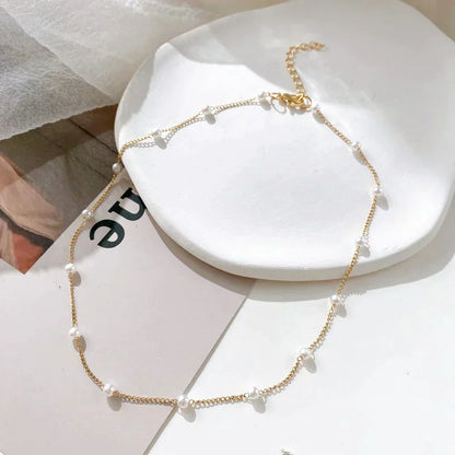 Oro Collar encantador para cualquier ocasión