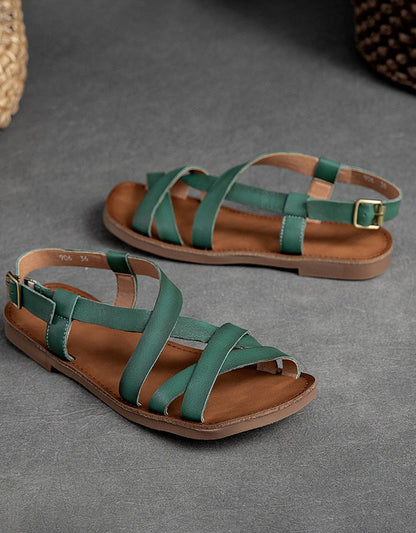 KL | Sandalias ligeras de piel