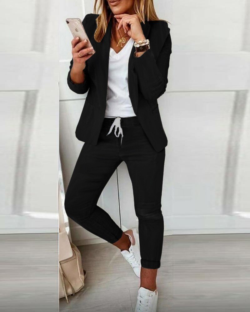 CM | Valeria™ Elegante conjunto de blazer