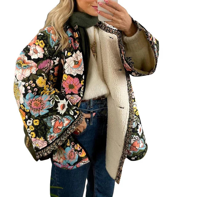 CM | Abrigo ligero de verano con estampado floral
