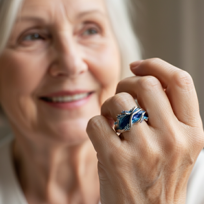 Oro Anillo clásico con encanto atemporal