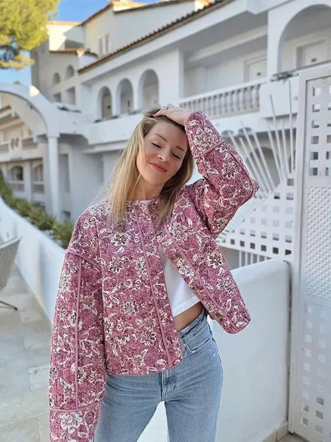 CM | Abrigo de verano con estampado floral