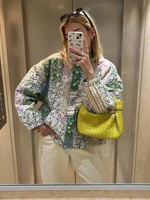 CM | Abrigo de verano estampado streetwear