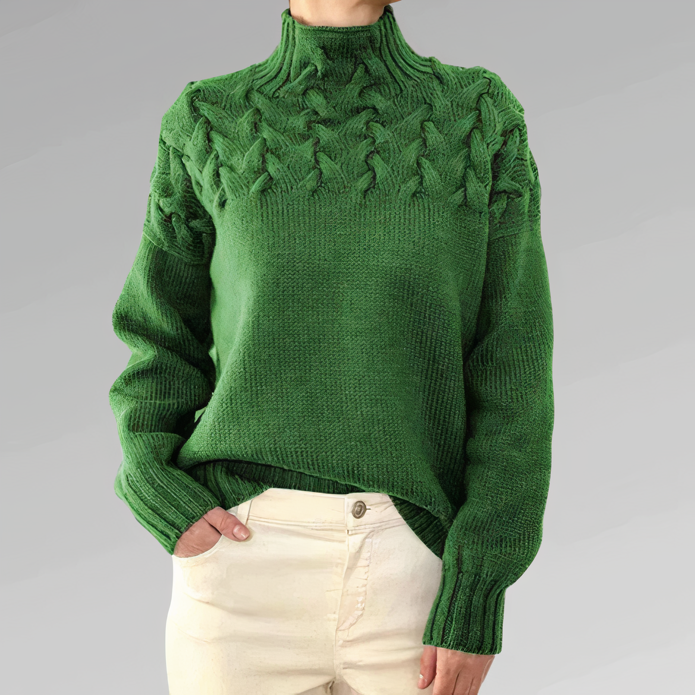 Suéter de estilo vintage atemporal