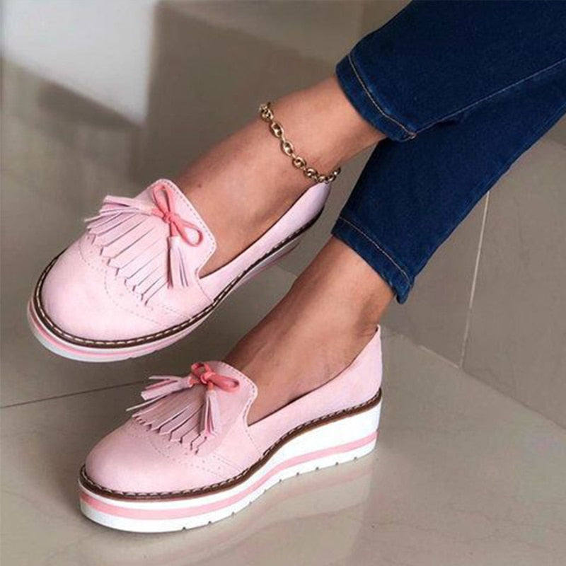 KL | Elegantes mocasines con borlas