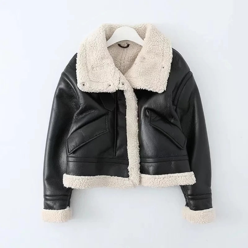CM | Reed Jacket I Chaqueta de cuero para mujer
