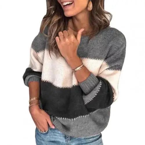CM | Jersey de rayas con bloques de color