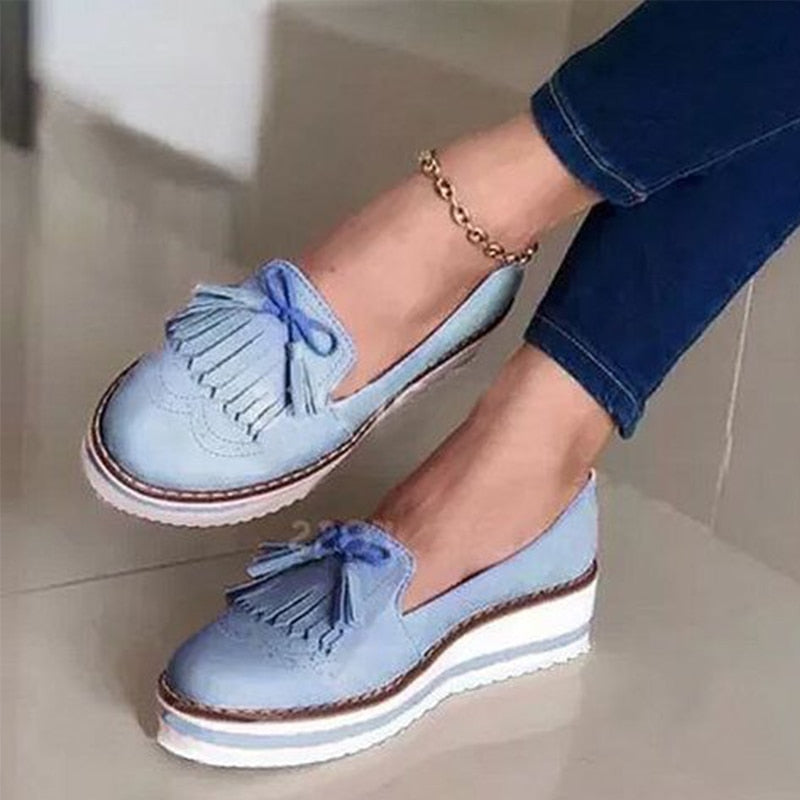 KL | Elegantes mocasines con borlas