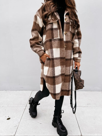 CM | Long Plaid Jacket™: Para mujer