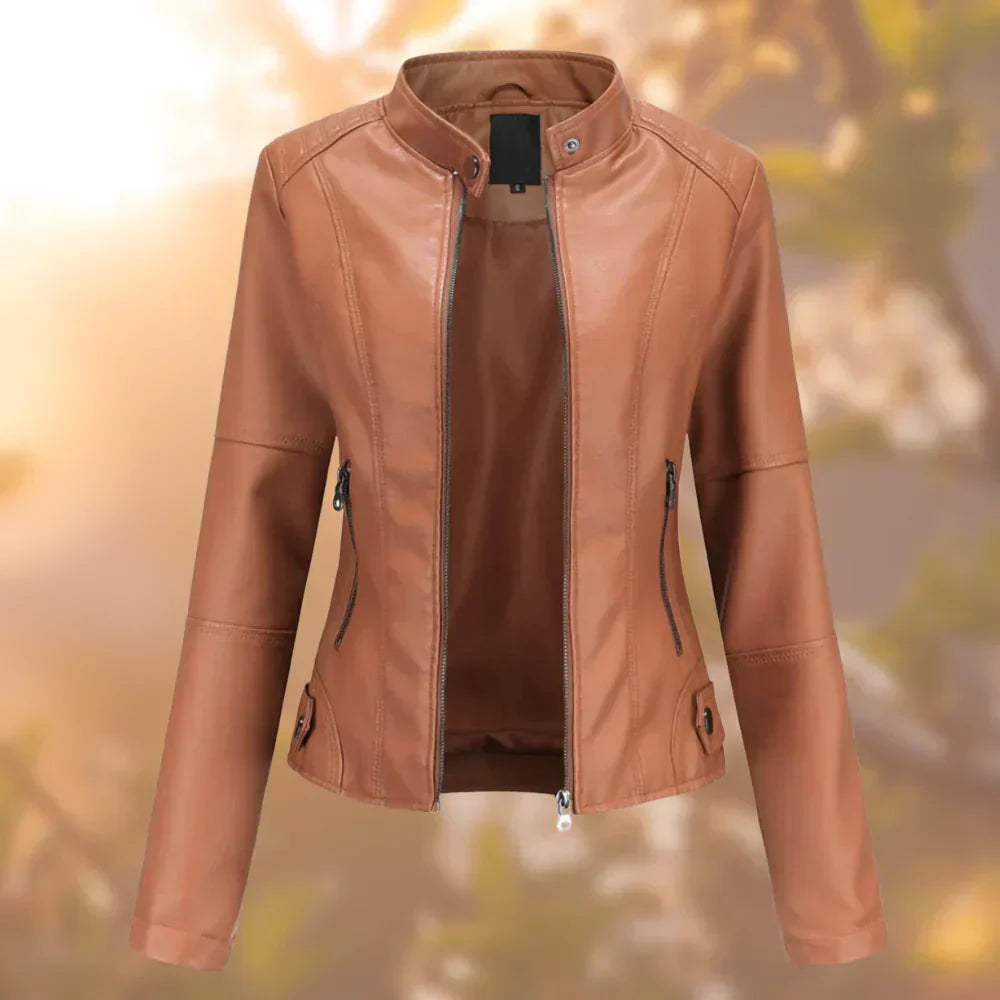 CM | Chaqueta de cuero para mujer