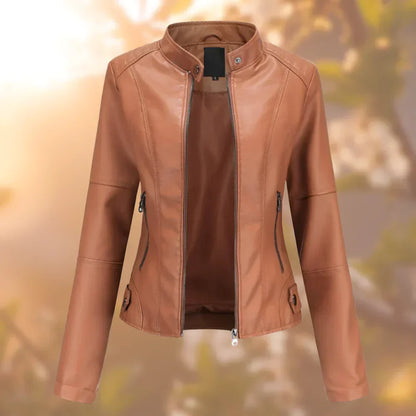 CM | Chaqueta de cuero para mujer