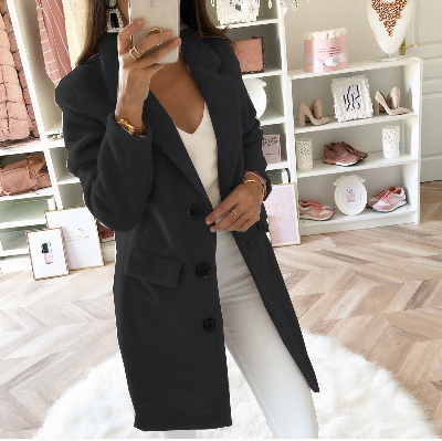 CM | Elegante chaqueta con bolsillos para mujer