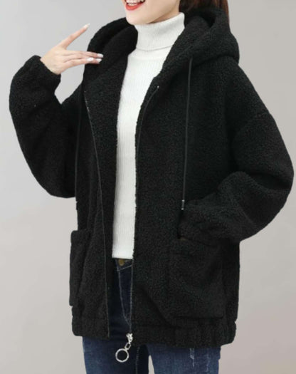 CM | Cómoda chaqueta de felpa para mujer