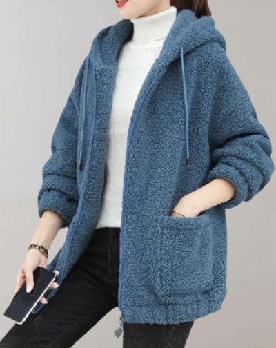 CM | Cómoda chaqueta de felpa para mujer