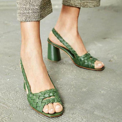 KL | Tacones Altos Sandalias Vintage